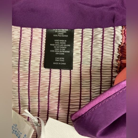 NWT Sigrid Olsen Smocked Crop Tie Halter Top - Picture 11 of 11